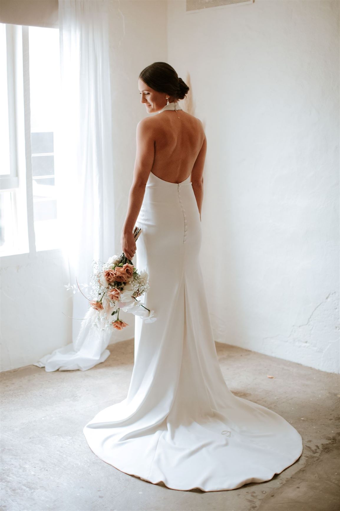 Simple Silk wedding dresses