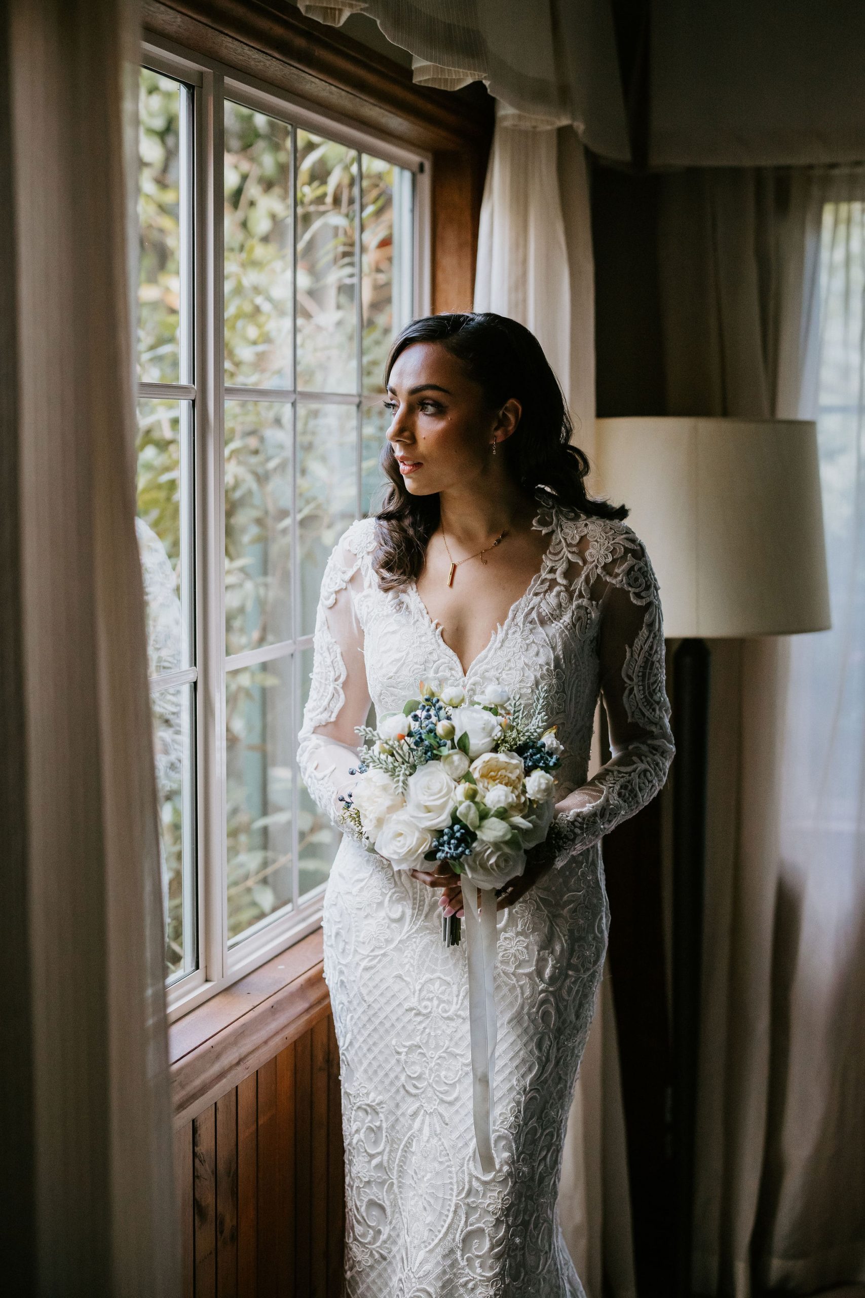 Embroidered Lace Wedding Dresses